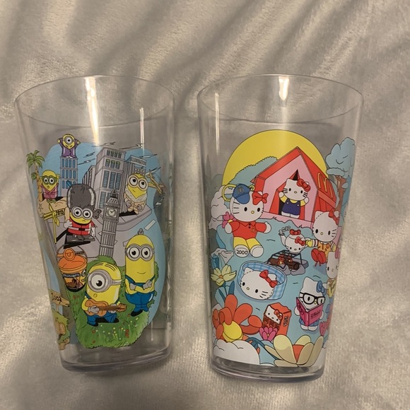 2024 McDonald’s collectors edition cups hello kitty snoopy shrek minions - Picture 2 of 8